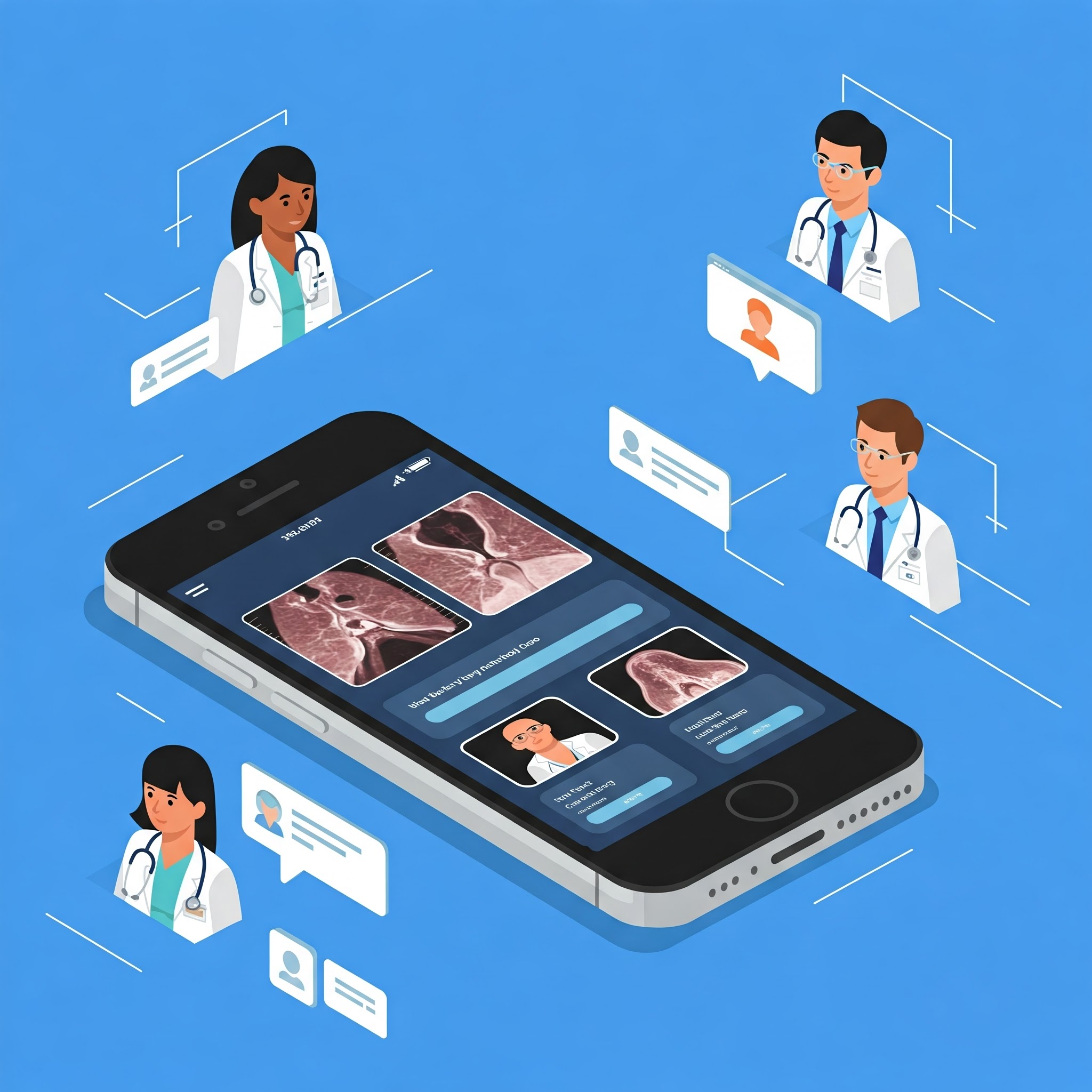 Collaboration on clinical cases app